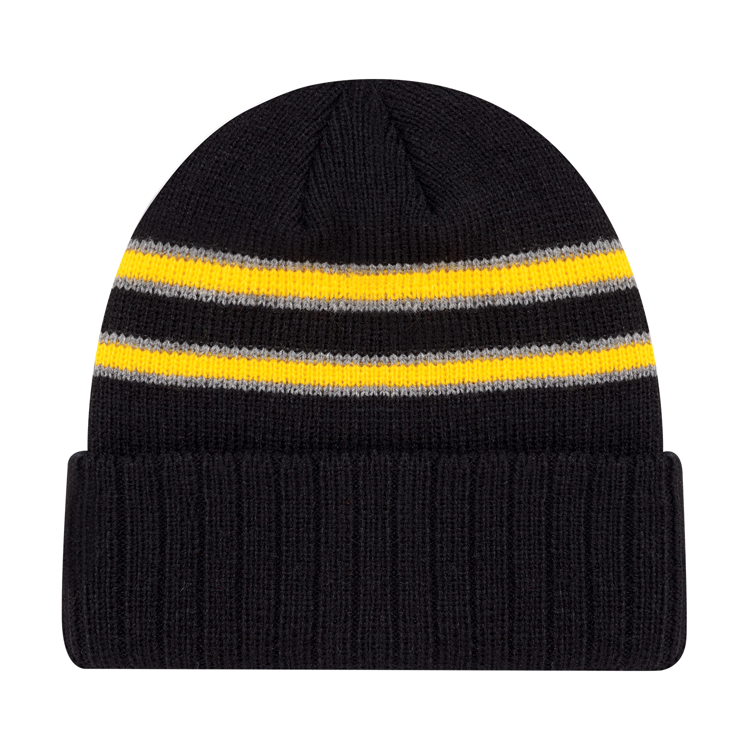 Cuff Toque — Stripe rib knit/Cable rib knit — AJM 9W198M - Image 5