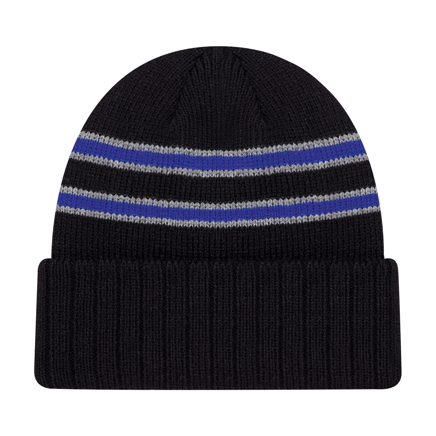 Cuff Toque — Stripe rib knit/Cable rib knit — AJM 9W198M - Image 7