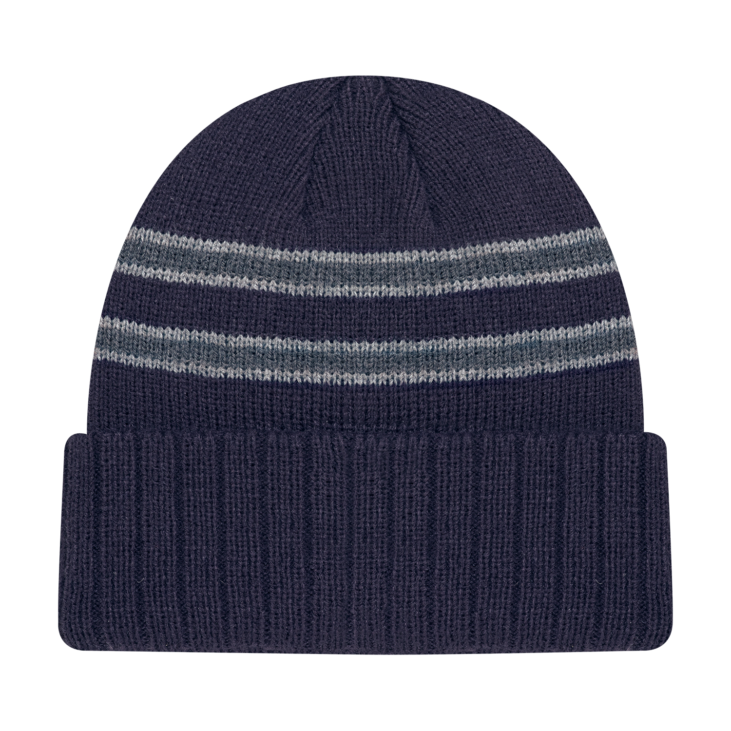 Cuff Toque — Stripe rib knit/Cable rib knit — AJM 9W198M - Image 8