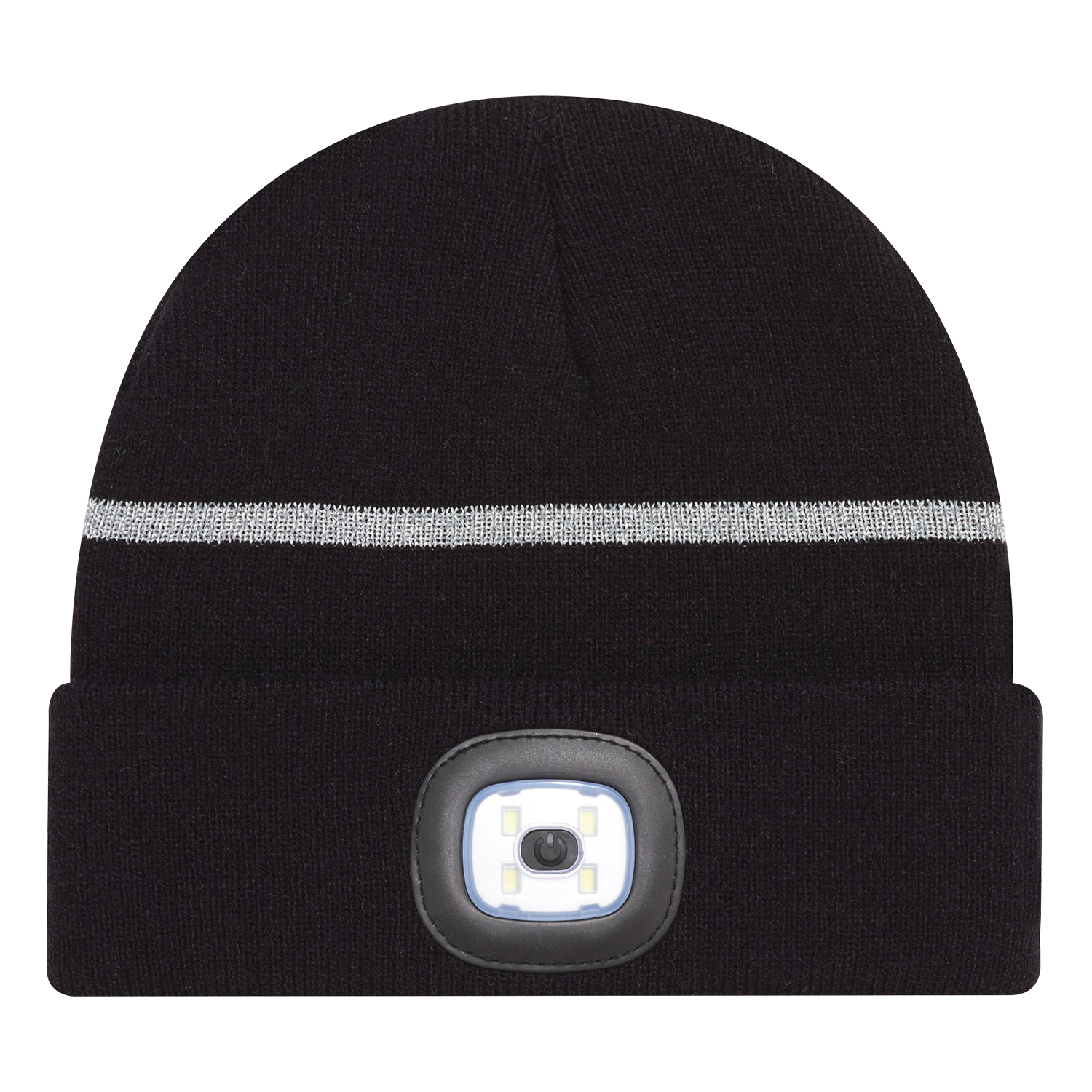 Cuff Toque with LED Light (Reflective, Safety) — Rib knit — AJM 9X190M - Image 7