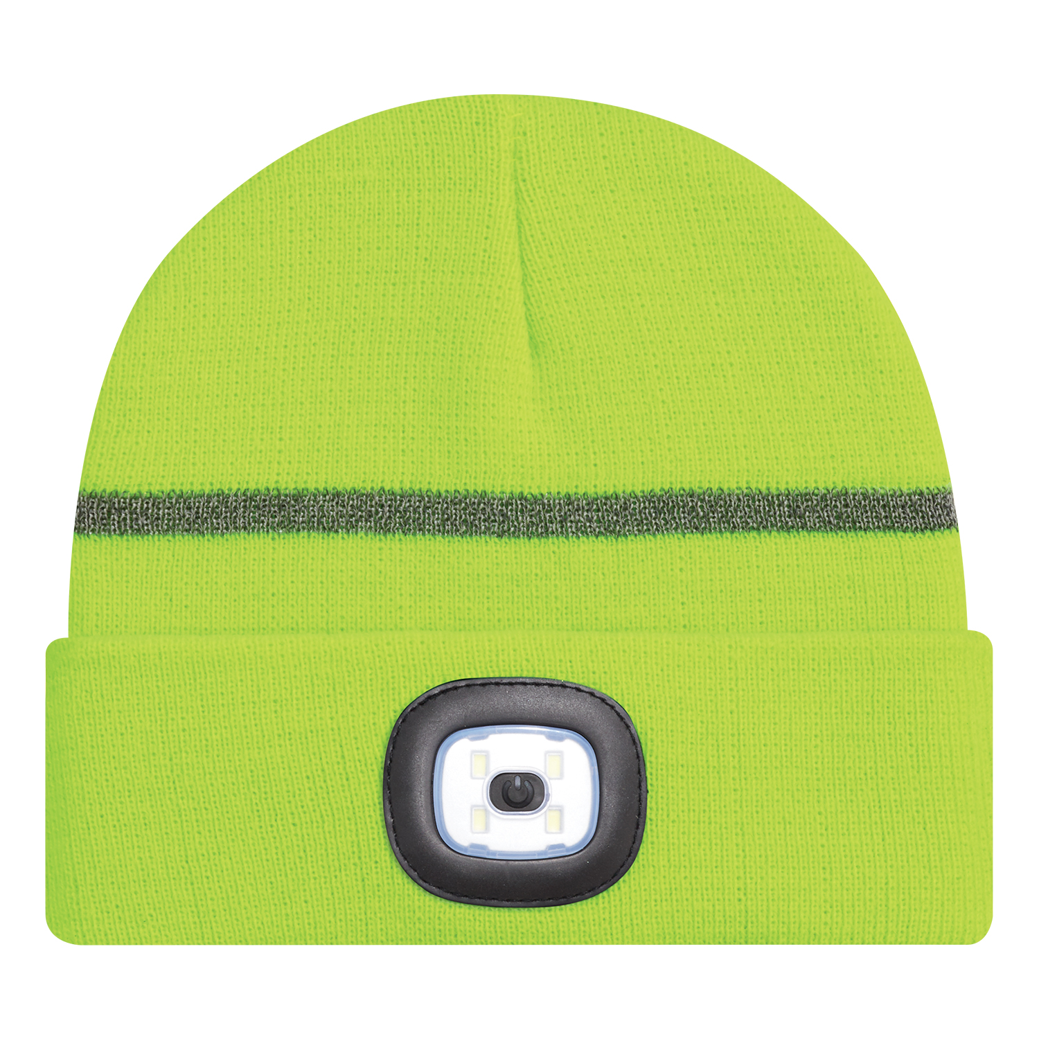 Cuff Toque with LED Light (Reflective, Safety) — Rib knit — AJM 9X190M - Image 9
