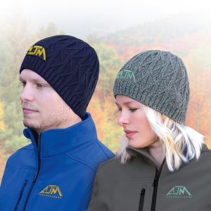 Alternative view of Board Toque — Jacquard cable knit — AJM 9Y030M