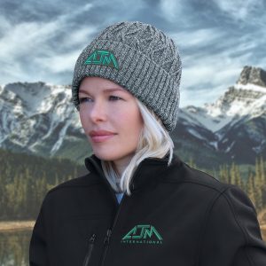 Alternative view of Cuff Toque — Jacquard cable knit — AJM 9Y530M