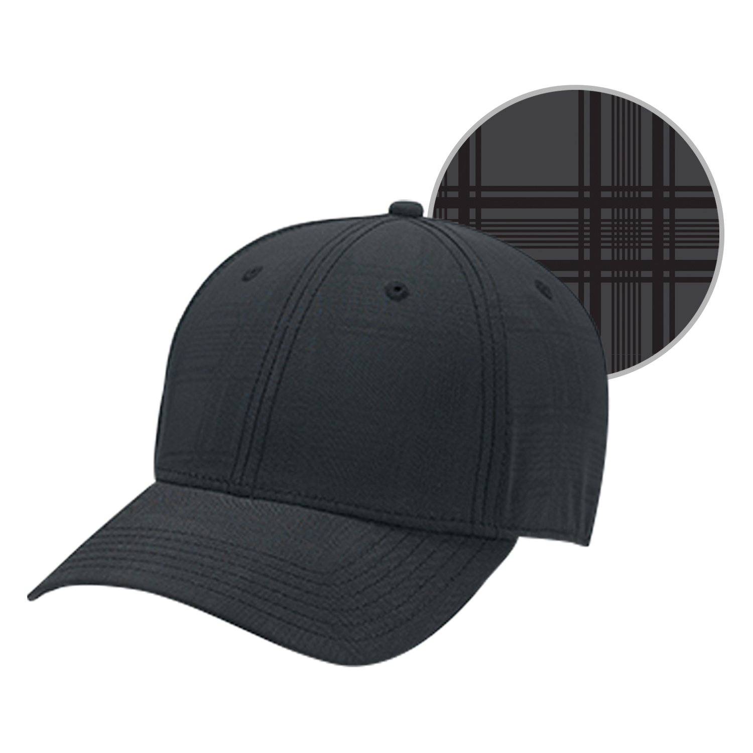 6 Panel Constructed Contour (A-Class) Cap — AJM AC0006 - Image 4
