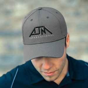 Alternative view of 6 Panel Constructed Contour (A-Class, Performance) Cap — AJM AC0012