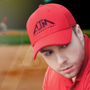 Alternative view of 6 Panel Constructed Contour (A-Class, A-Flex) Cap — AJM AC5010