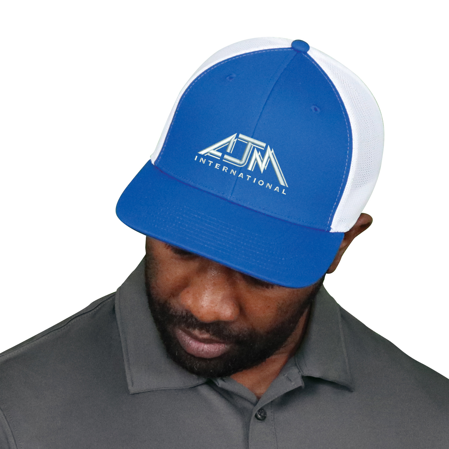 6 Panel Constructed Pro-Round (Mesh Back, A-Class, A-Flex) Cap — AJM AC5809 - Image 7