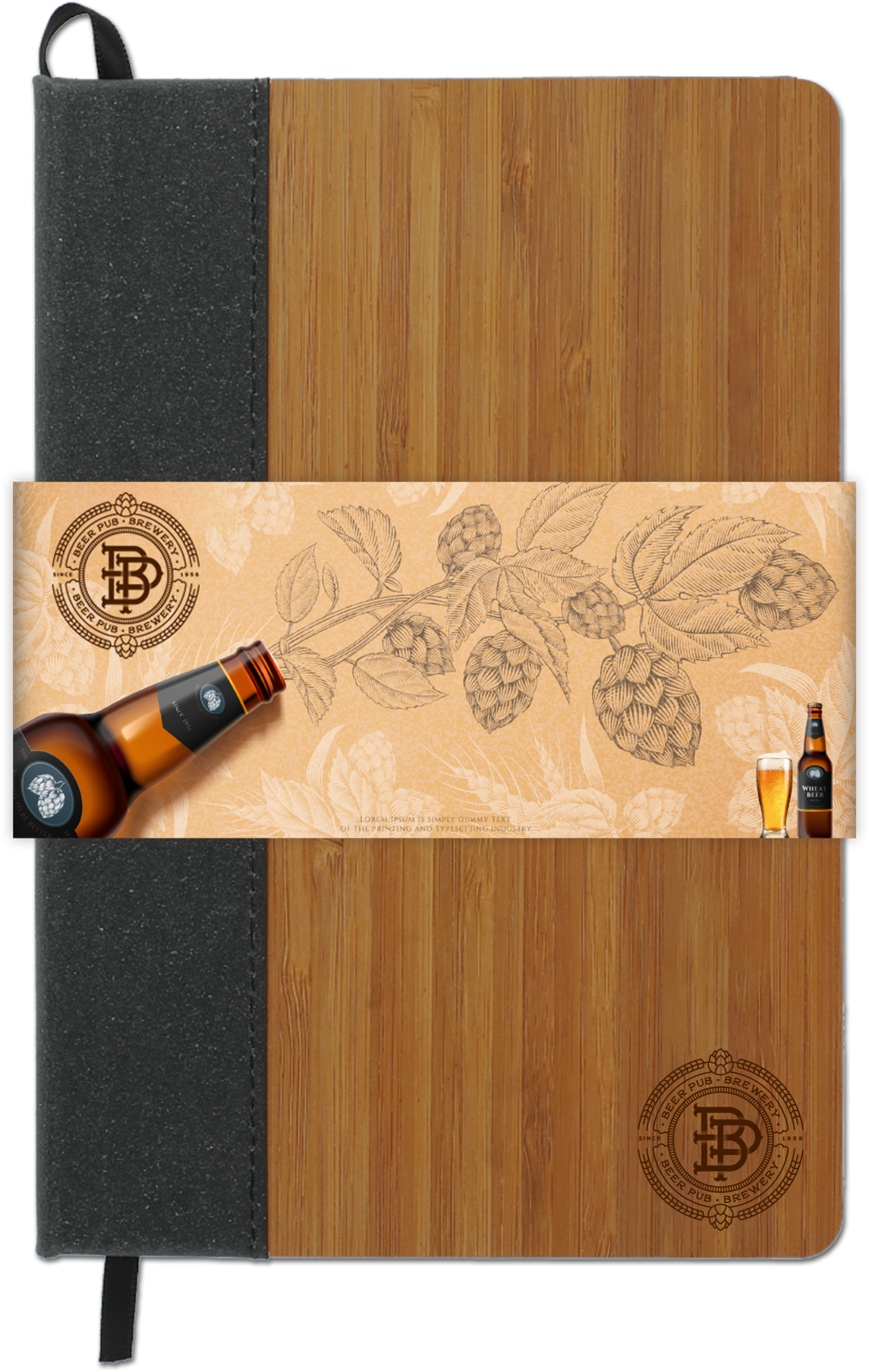 5.5" x 8.5" FSC® Mix Bamboo Bound Journal by JournalBooks®