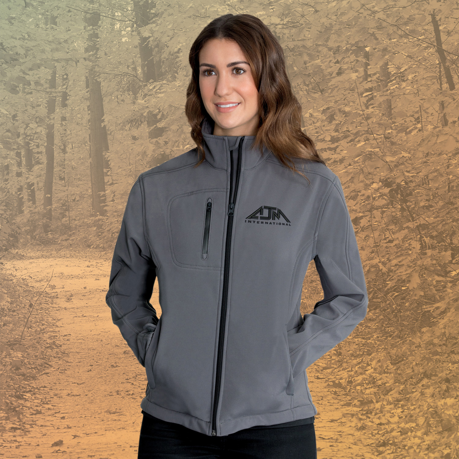 Women's Performance Seasonal Softshell Jacket — AJM JF2200 - Image 3
