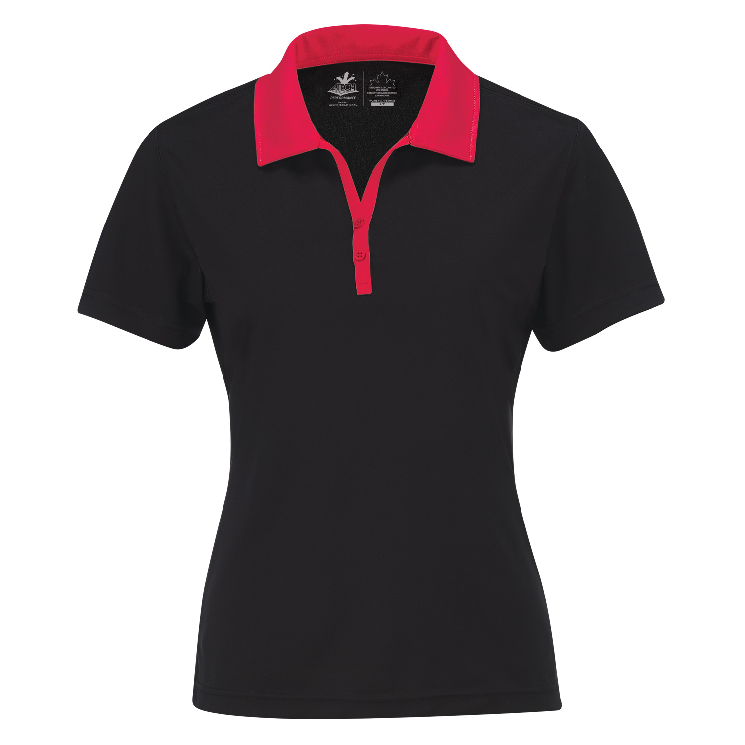 Women's Performance Two-Tone Polo — AJM PF2015 - Image 12