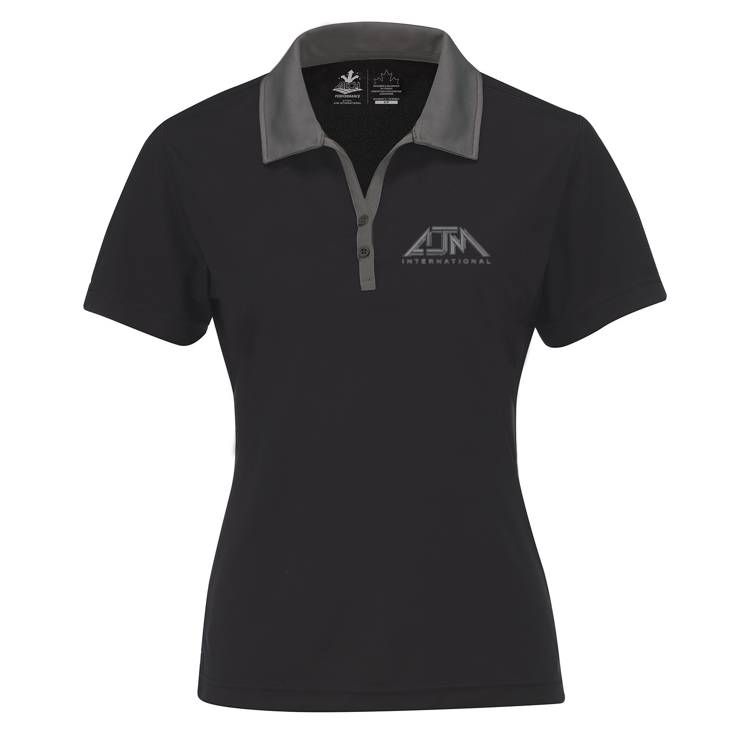 Women's Performance Two-Tone Polo — AJM PF2015
