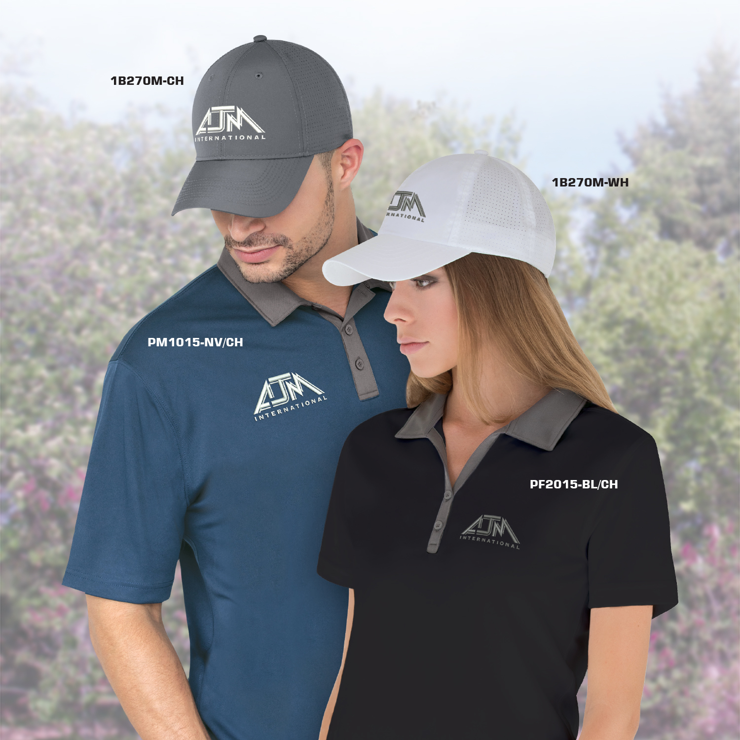 Women's Performance Two-Tone Polo — AJM PF2015 - Image 4