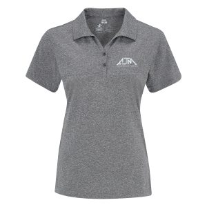 Women's Performance Heather Polo — AJM PF2040