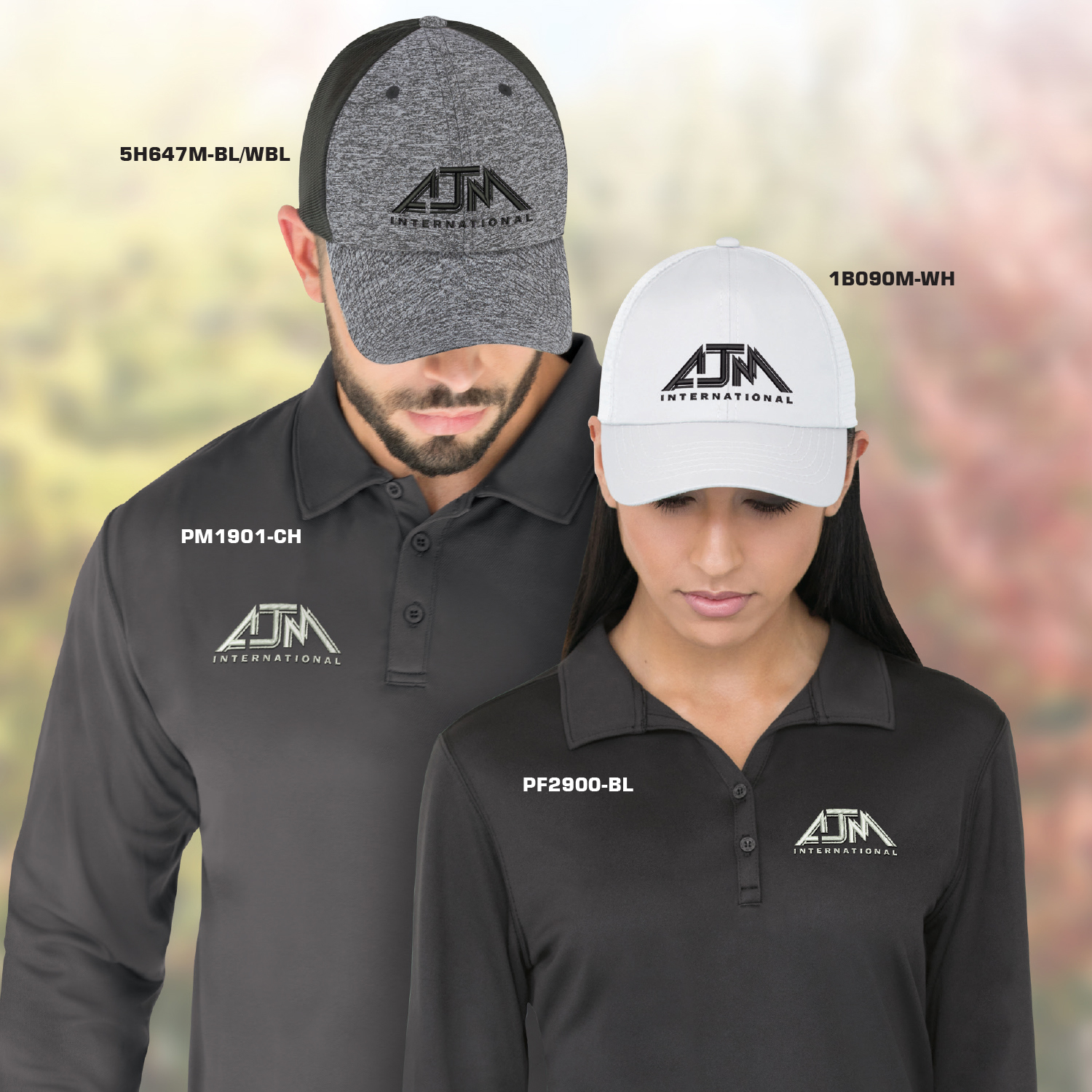 Women's Performance Long Sleeve Polo — AJM PF2900 - Image 4