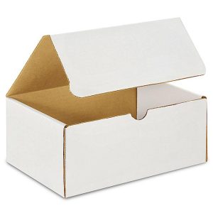 Compact White Literature Mailer — 9 x 6 1/2 x 4