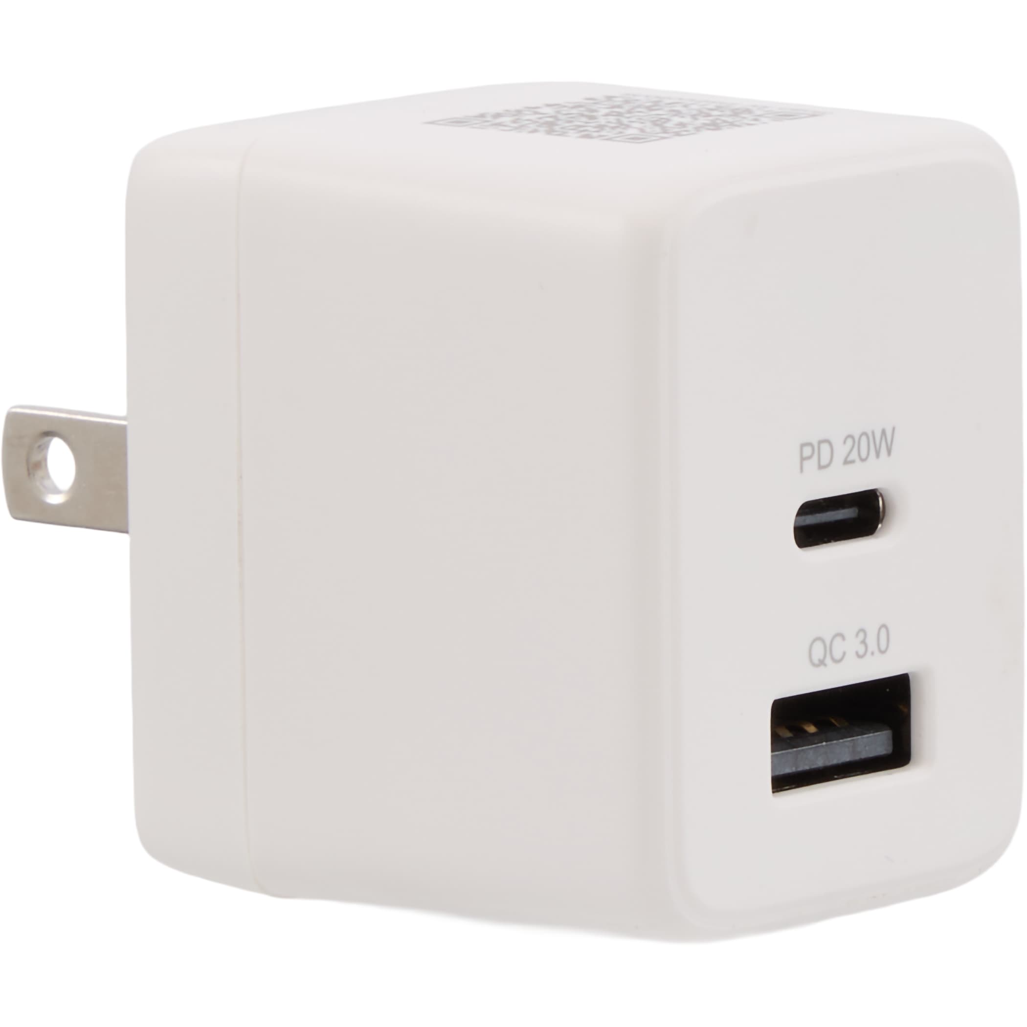 ETL Listed 20W Dual USB-A and C Wall Charger - Image 2