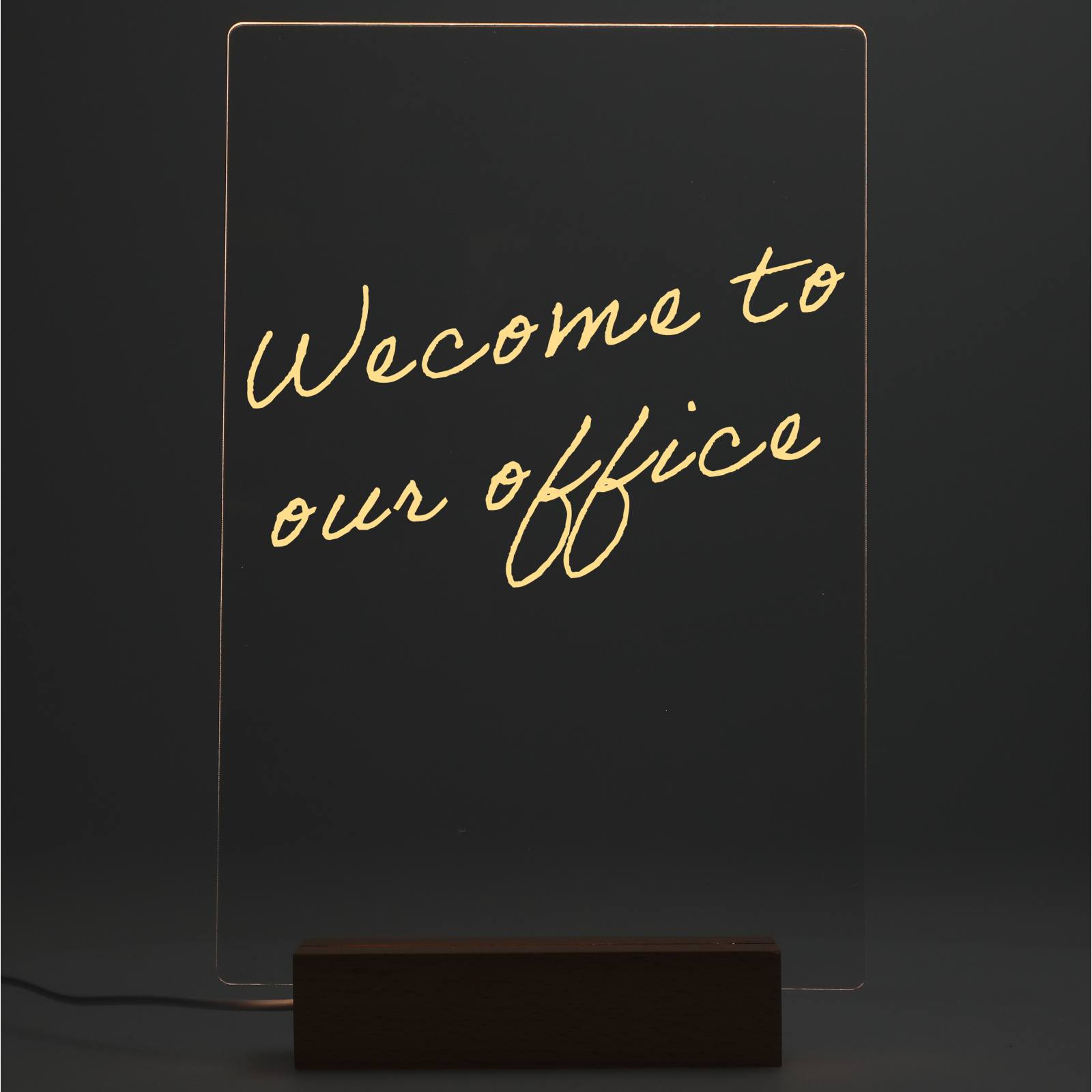 Note Brite Light-Up Acrylic Dry Erase Board - Image 6
