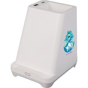 Desk Mate Organizer with Bluetooth Speaker and Charging Hub