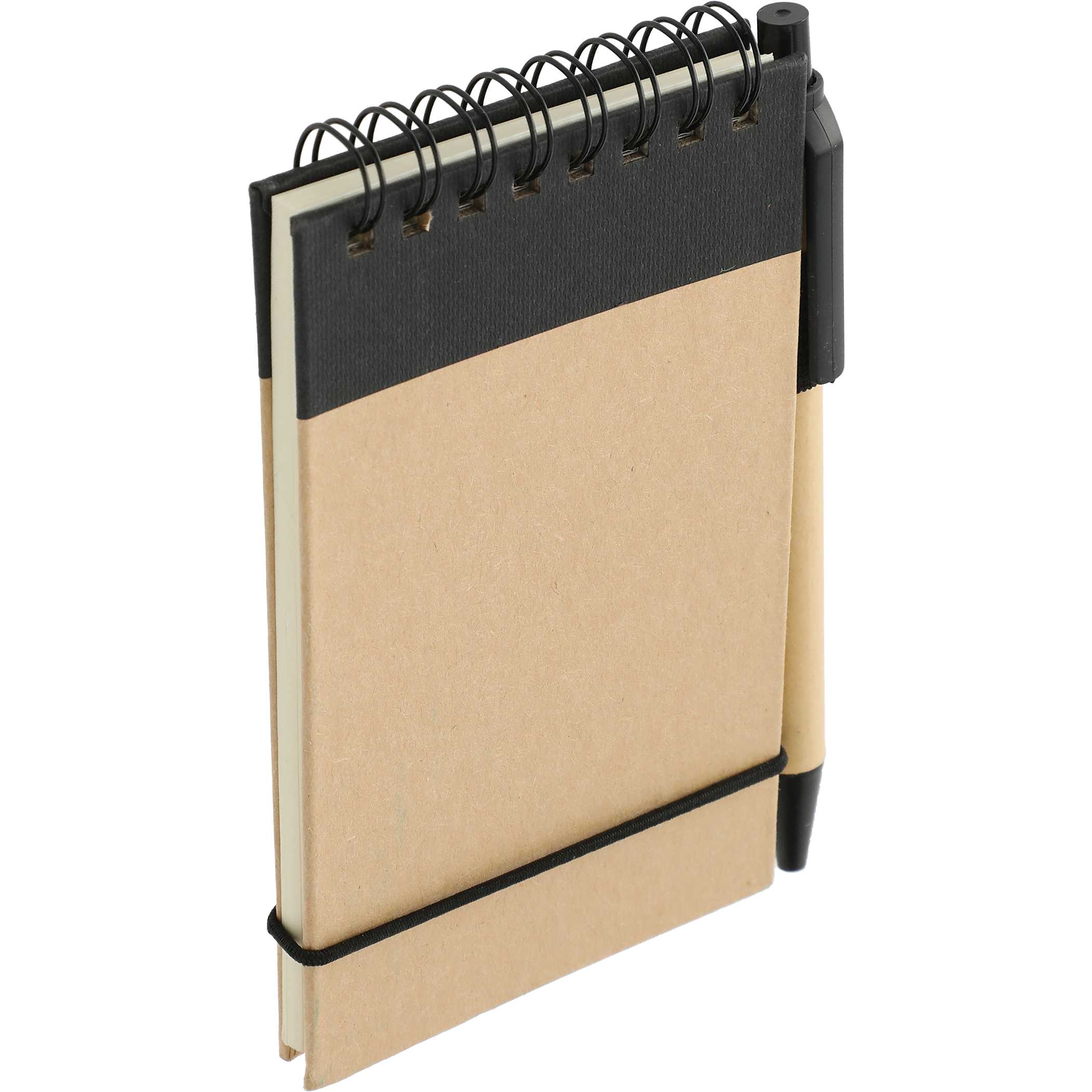 5" x 3" FSC® Mix Recycled Jotter with Pen - Image 3
