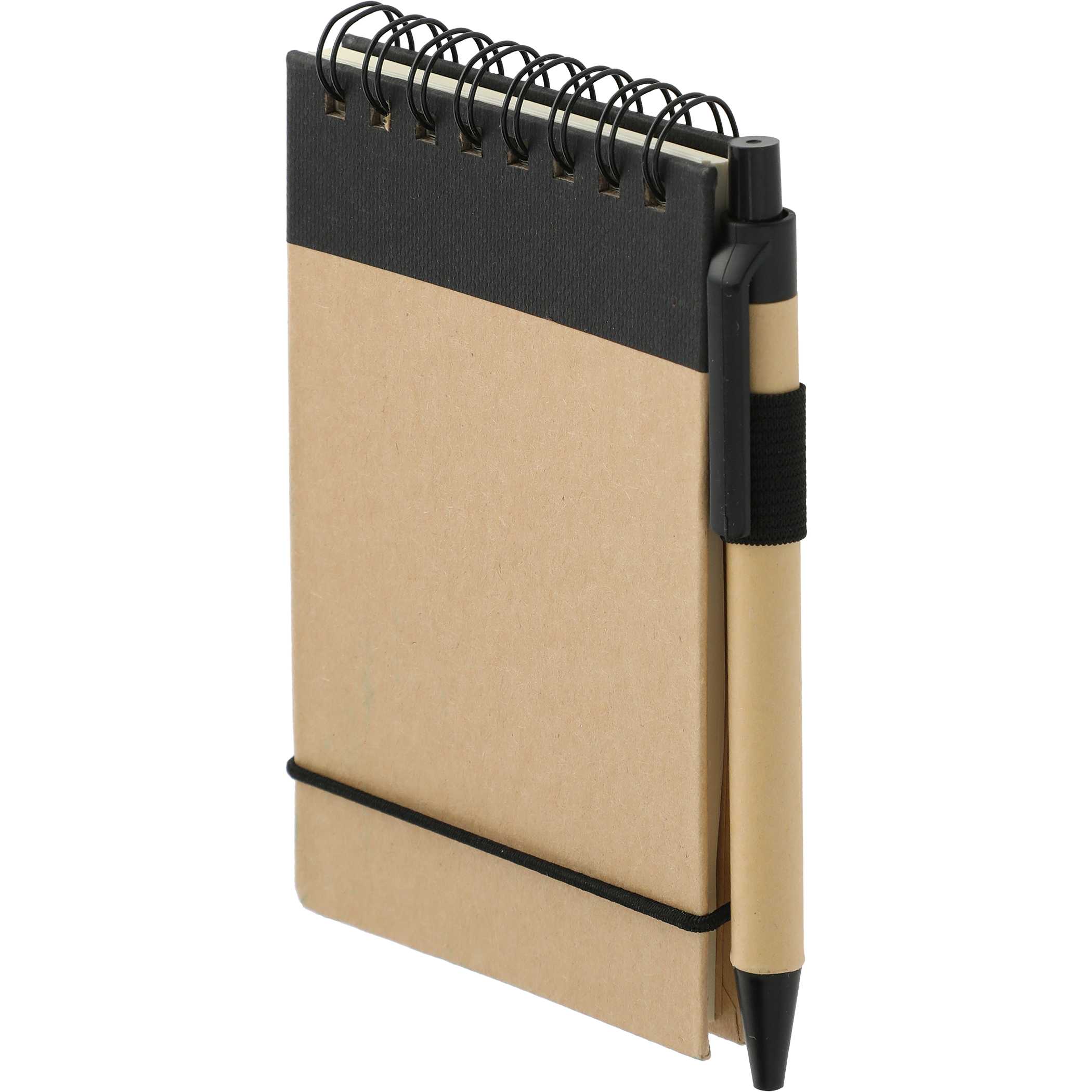 5" x 3" FSC® Mix Recycled Jotter with Pen - Image 4