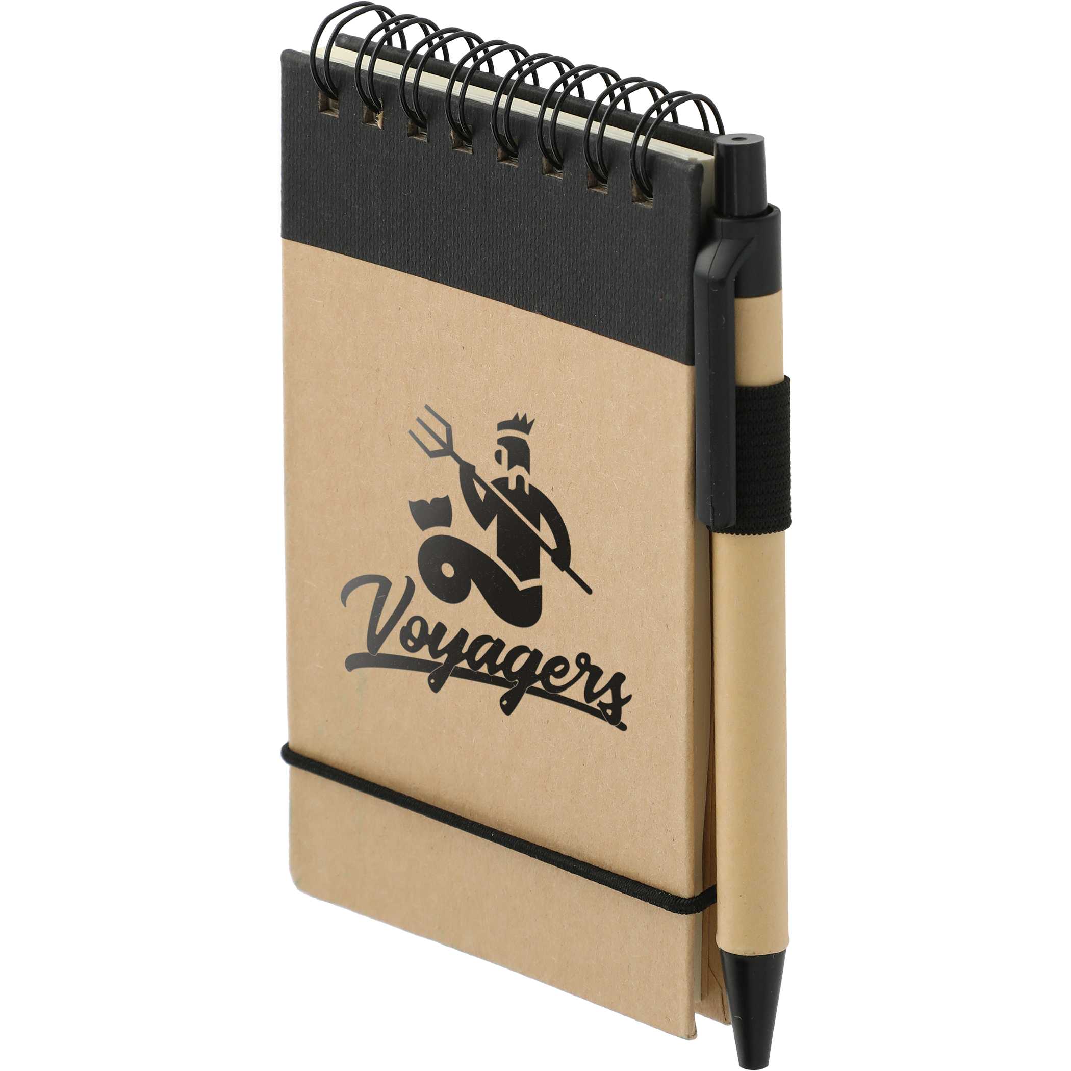 5" x 3" FSC® Mix Recycled Jotter with Pen - Image 6