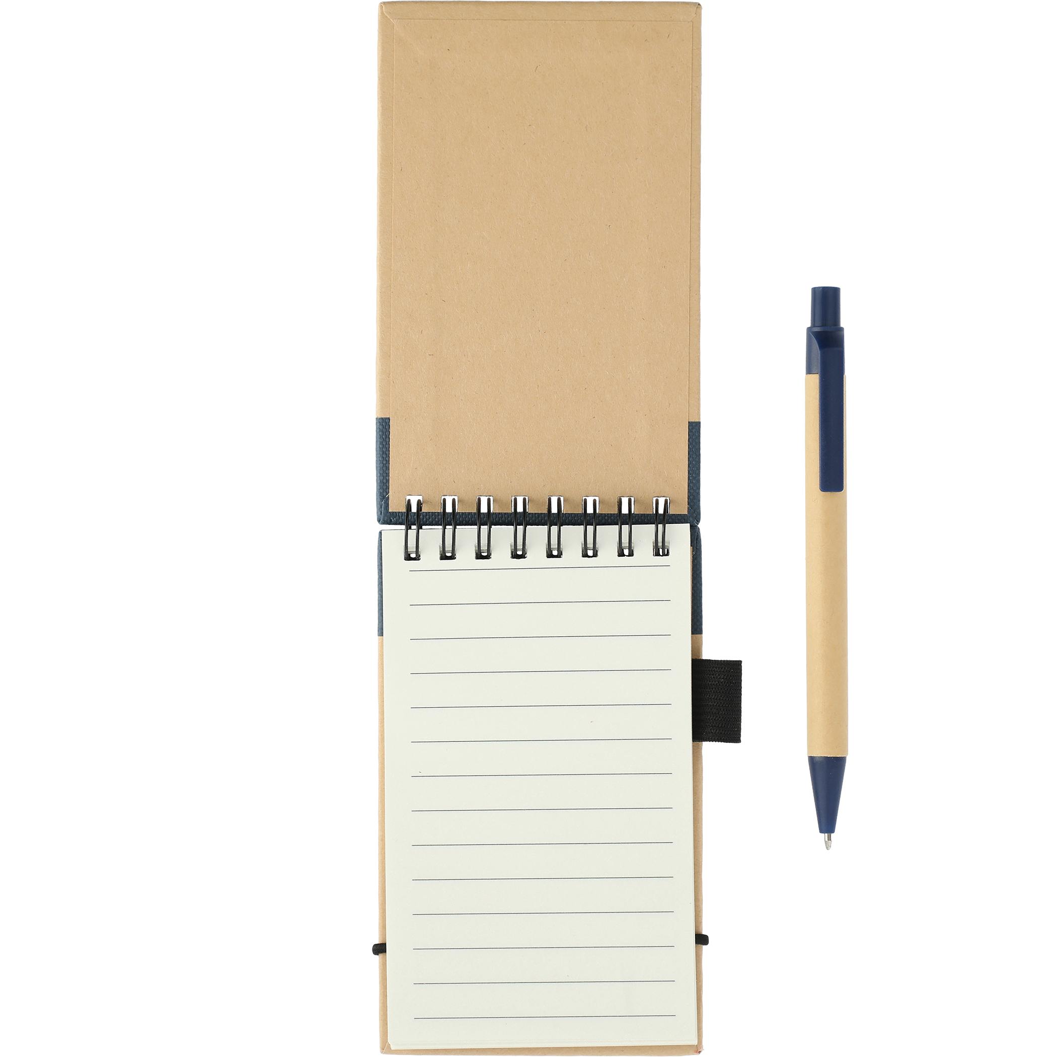 5" x 3" FSC® Mix Recycled Jotter with Pen - Image 8