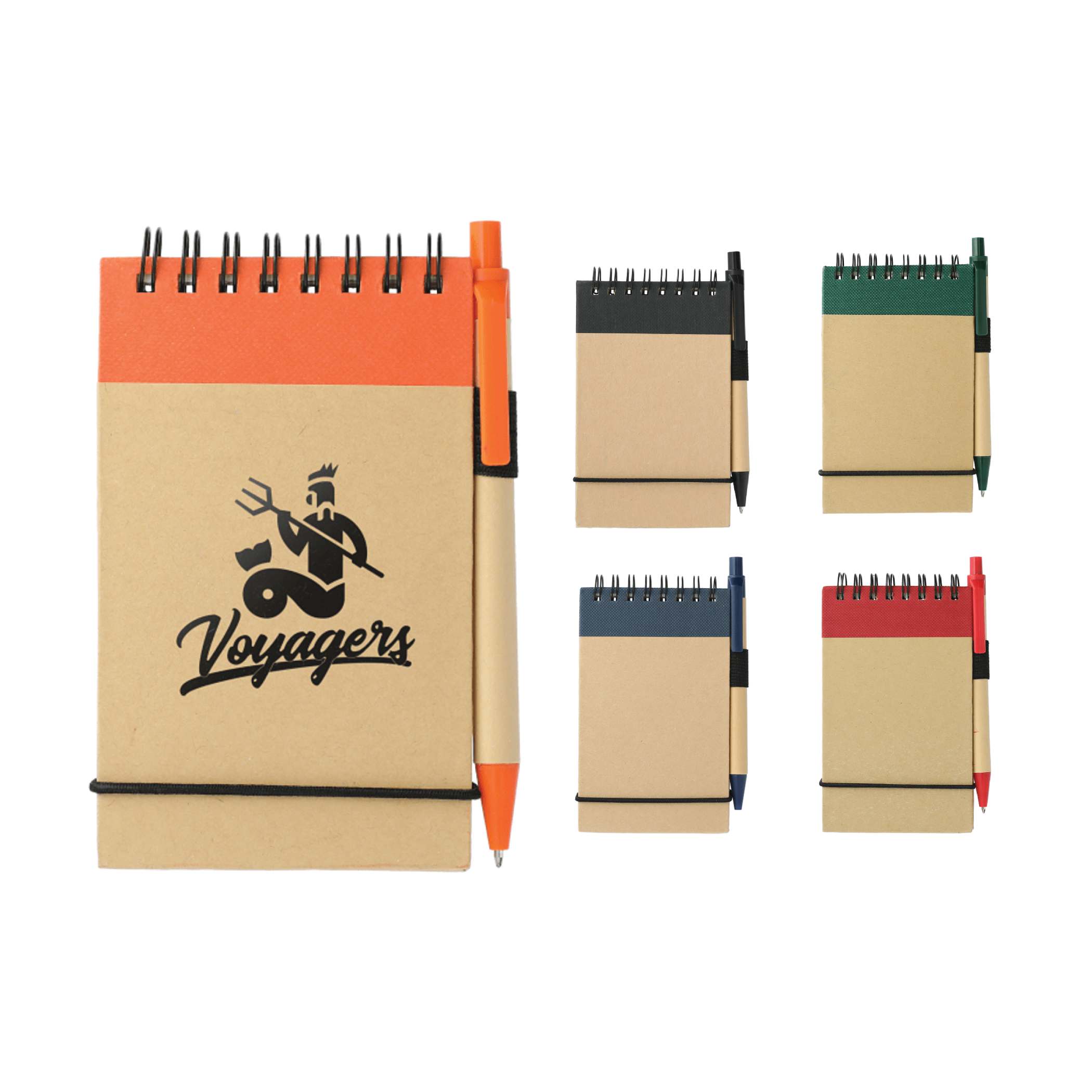 5" x 3" FSC® Mix Recycled Jotter with Pen - Image 25