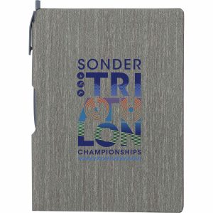 6" x 8.5" FSC® Mix Bari Notebook with Pen