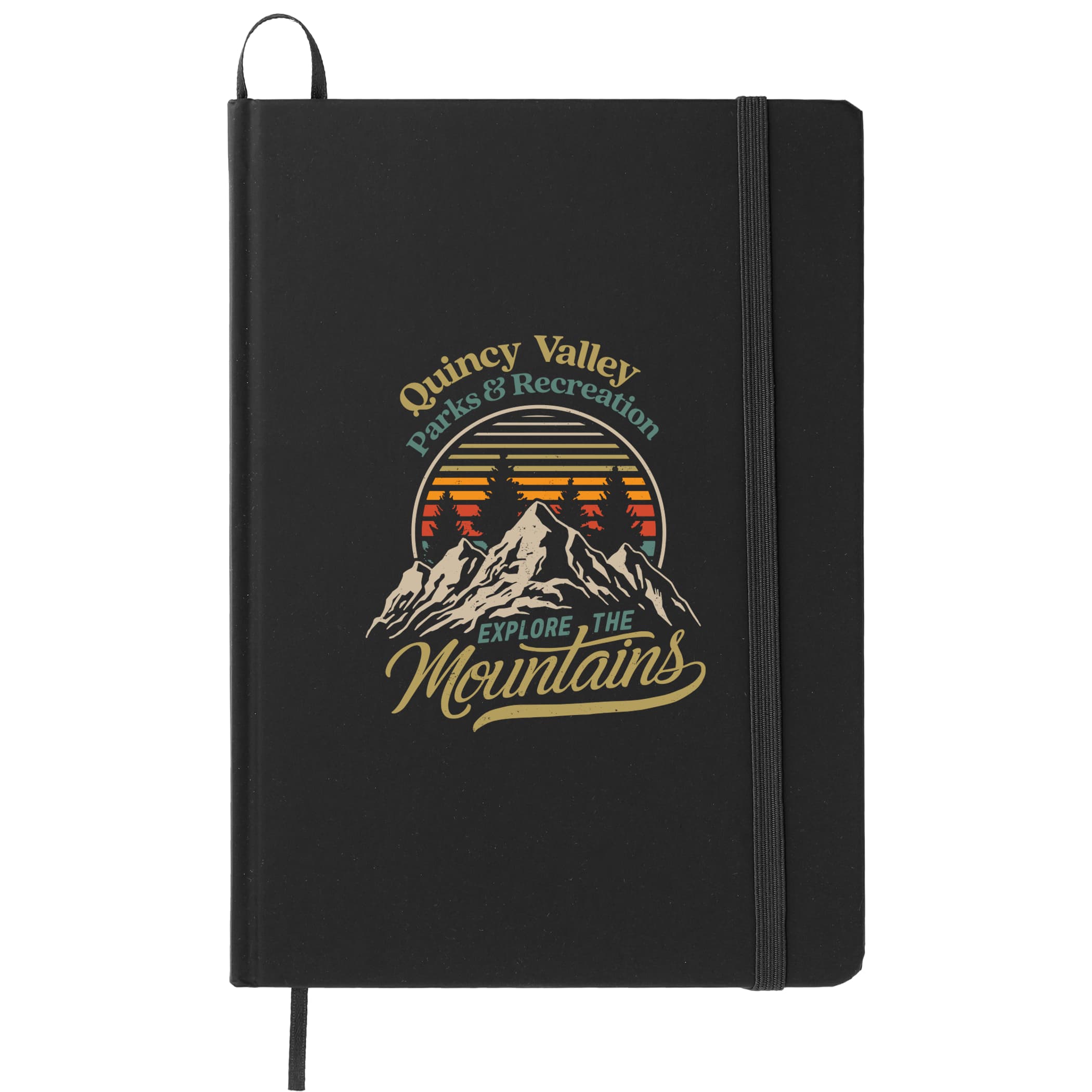 5" x 7" FSC® Mix Snap Elastic Closure Notebook - Image 6