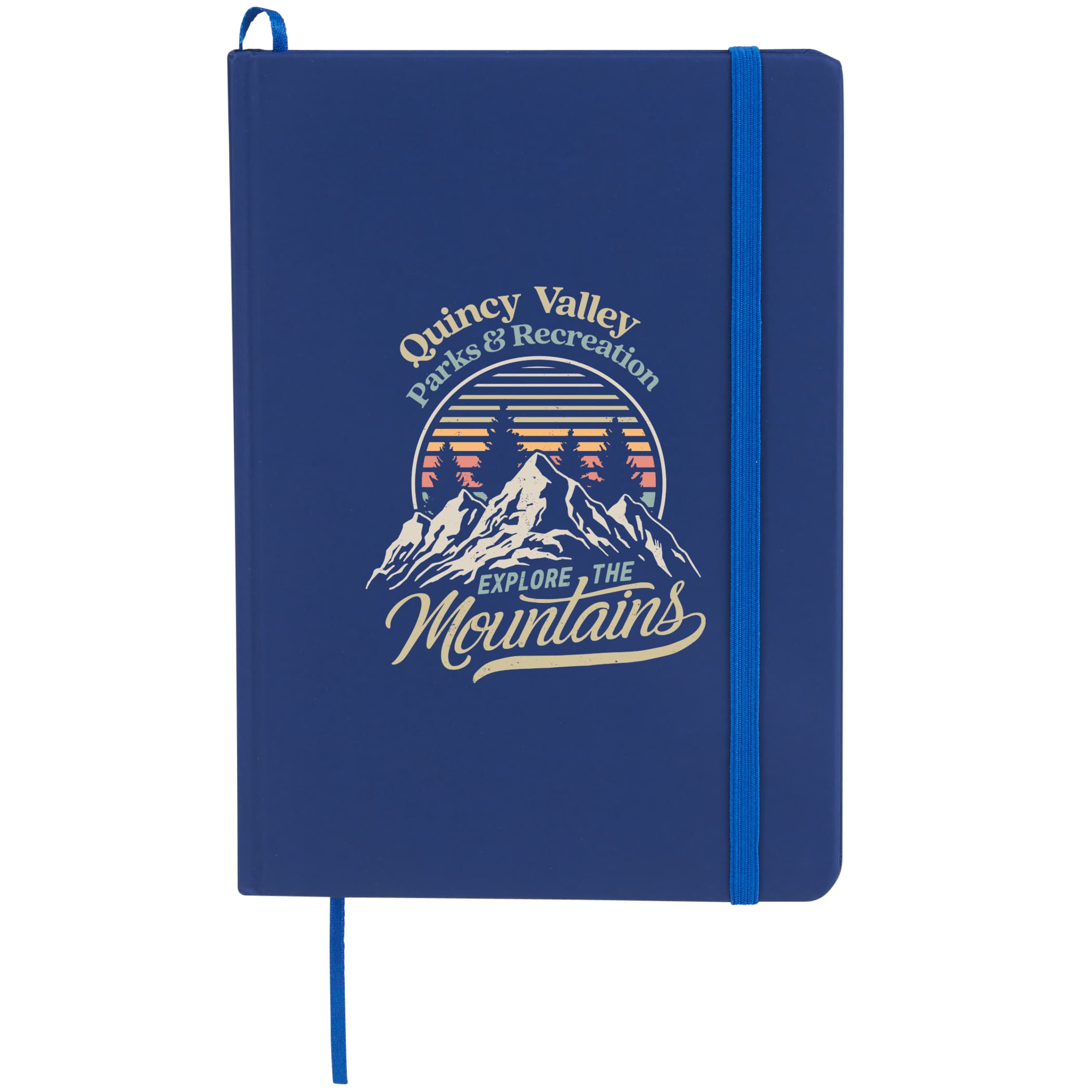 5" x 7" FSC® Mix Snap Elastic Closure Notebook - Image 11