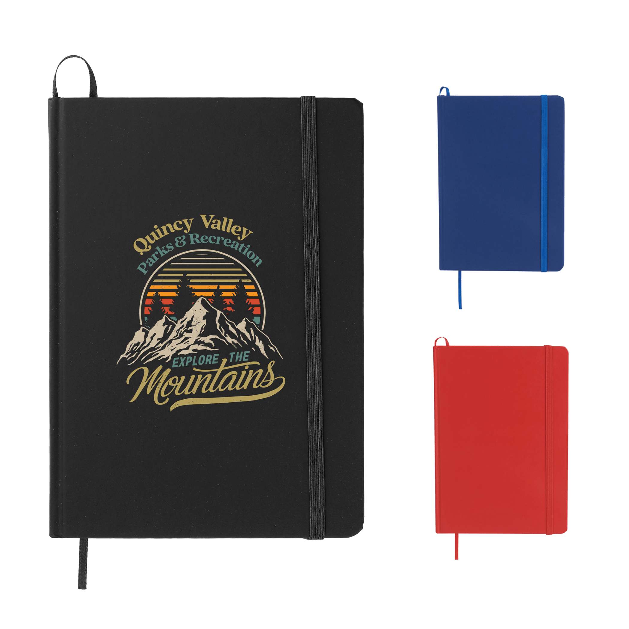 5" x 7" FSC® Mix Snap Elastic Closure Notebook