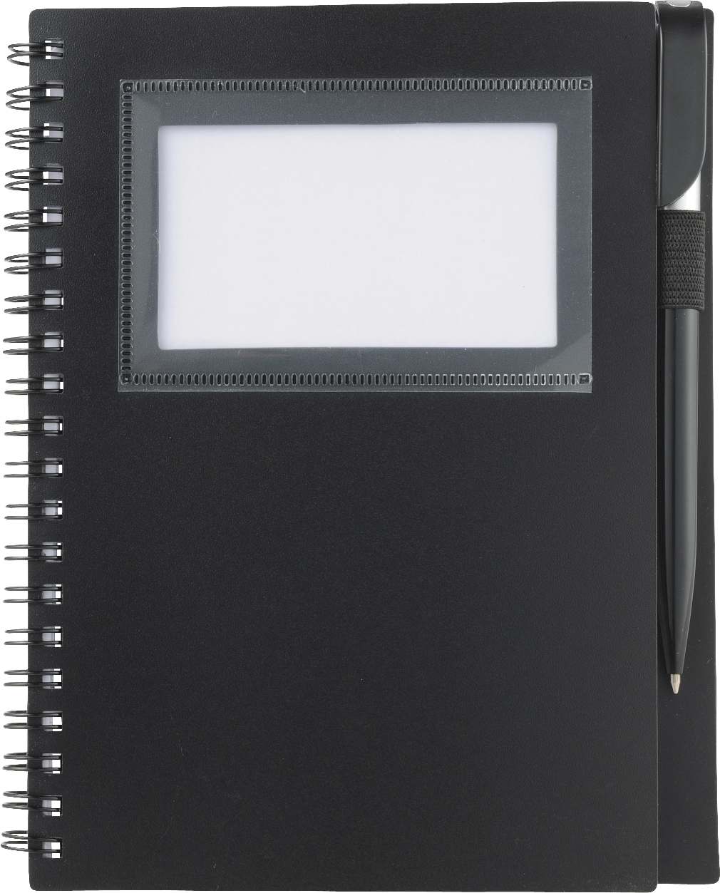 5.5" x 7" FSC® Mix Star Spiral Notebook with Pen - Image 2