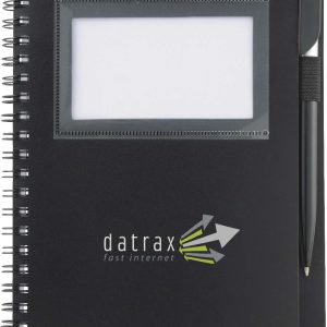 5.5" x 7" FSC® Mix Star Spiral Notebook with Pen