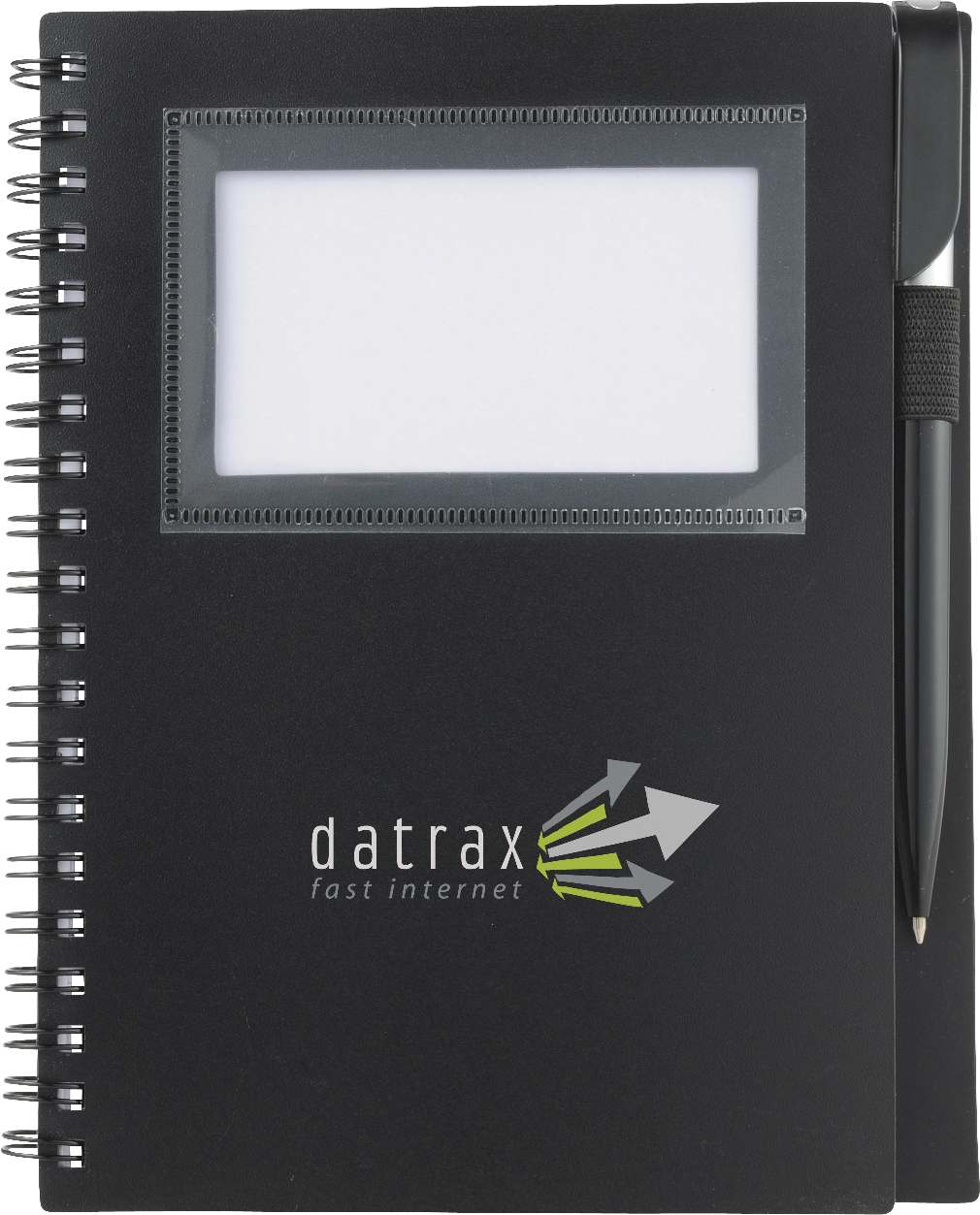 5.5" x 7" FSC® Mix Star Spiral Notebook with Pen