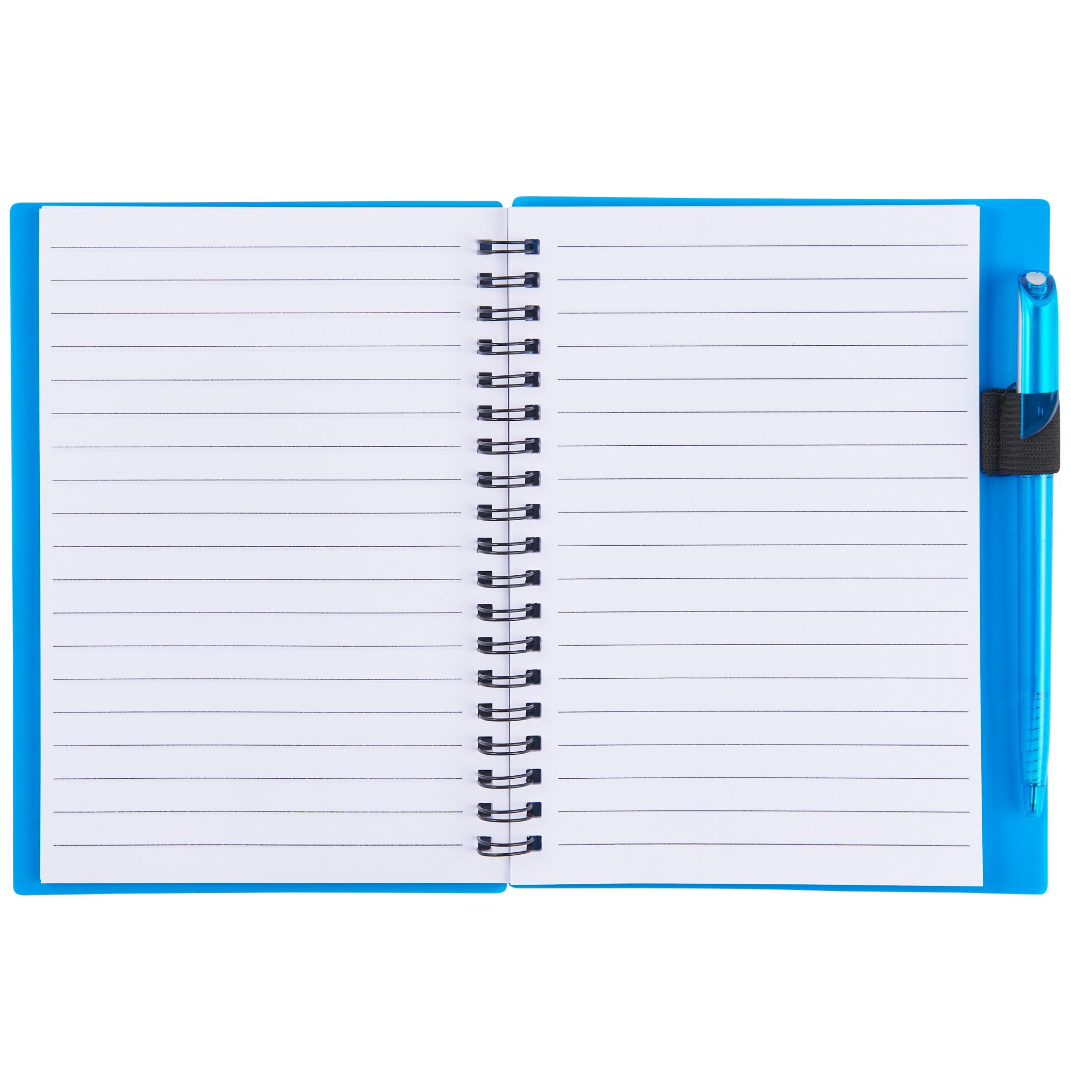 5.5" x 7" FSC® Mix Star Spiral Notebook with Pen - Image 5