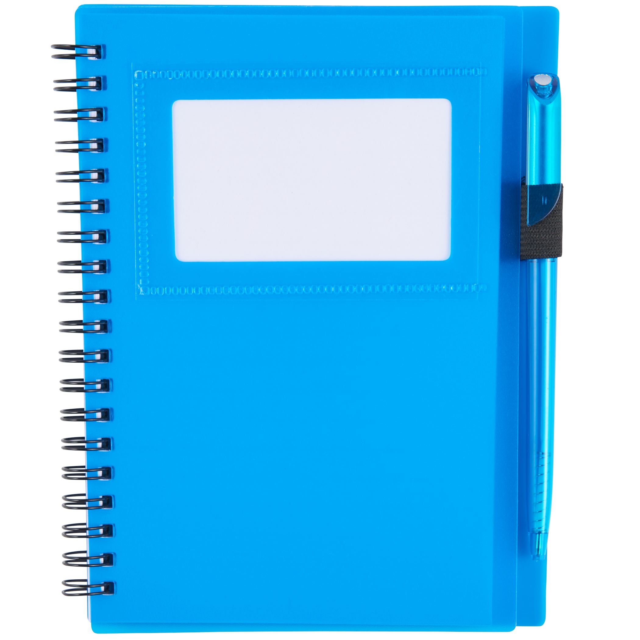 5.5" x 7" FSC® Mix Star Spiral Notebook with Pen - Image 6