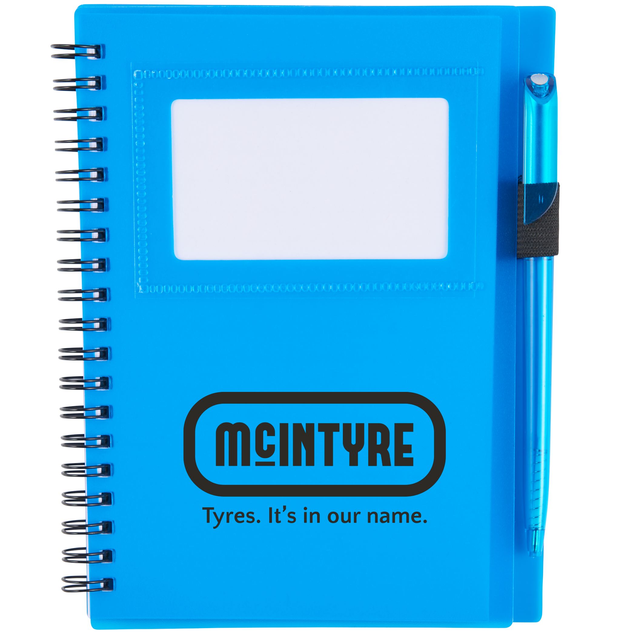 5.5" x 7" FSC® Mix Star Spiral Notebook with Pen - Image 7
