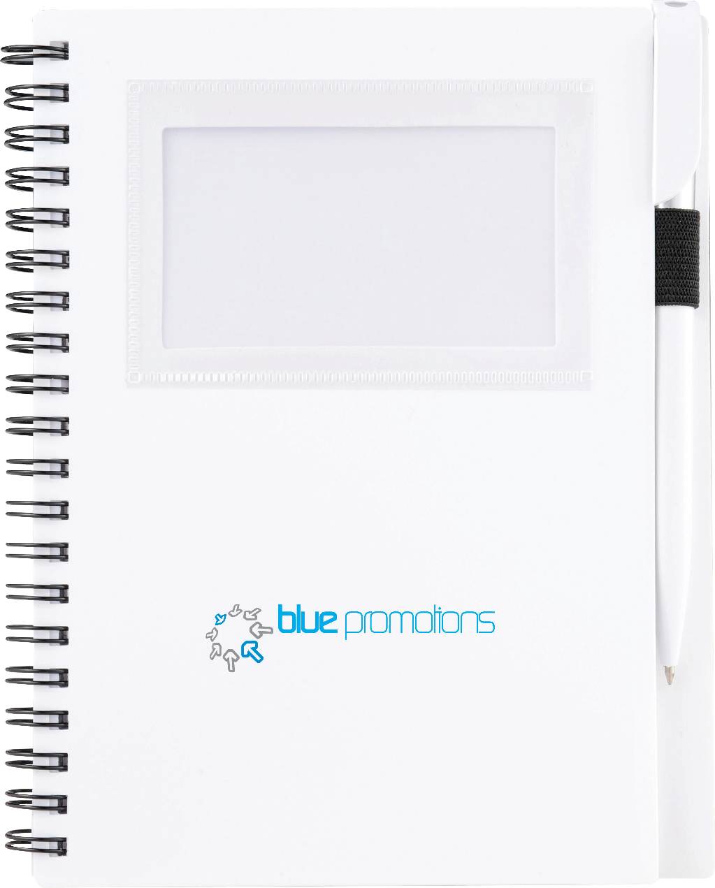 5.5" x 7" FSC® Mix Star Spiral Notebook with Pen - Image 9