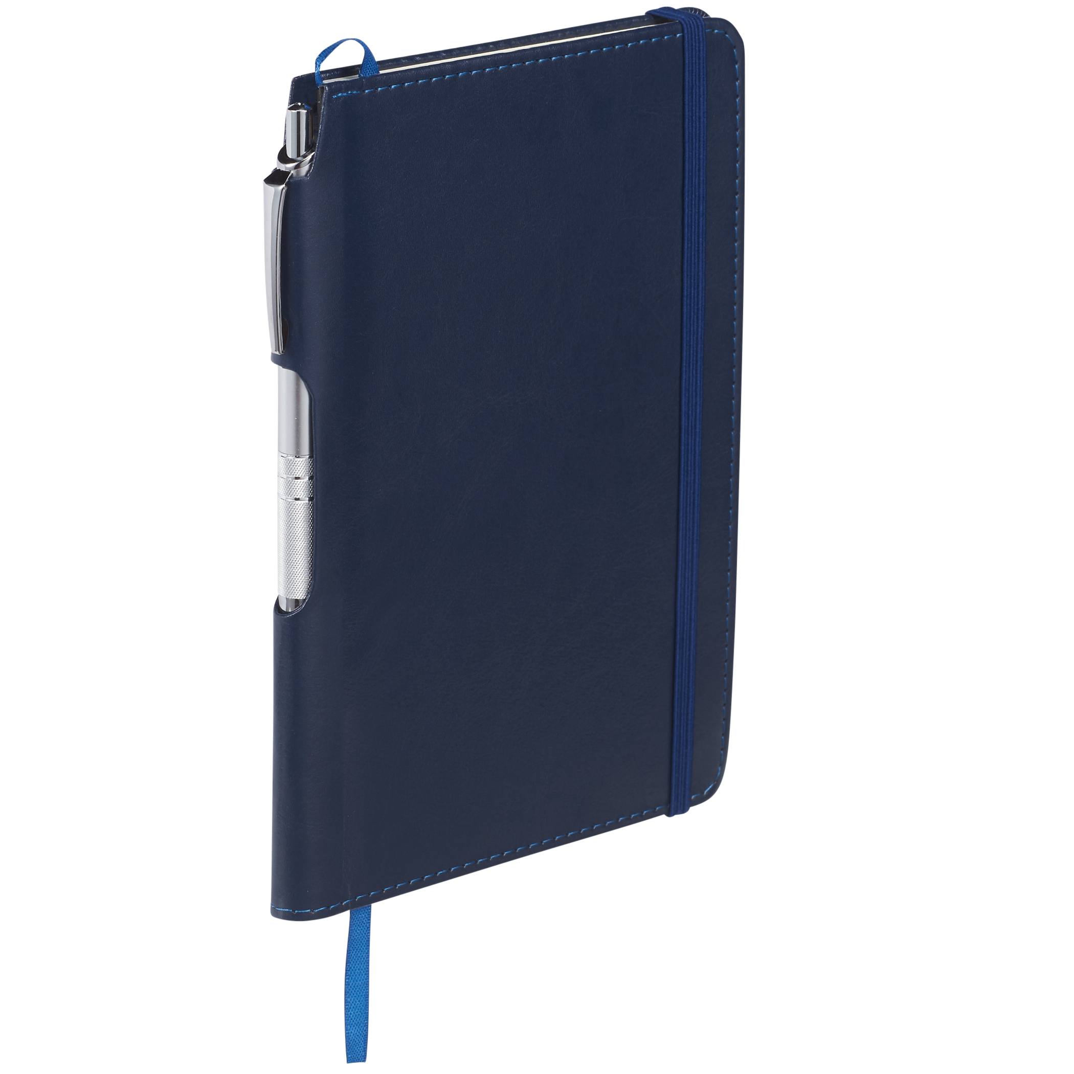 6" x 8.5" FSC® Mix Viola Bound Notebook with Pen - Image 6
