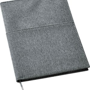 Alternative view of 5"x 7" FSC® Mix Canvas Pocket Refillable Notebook