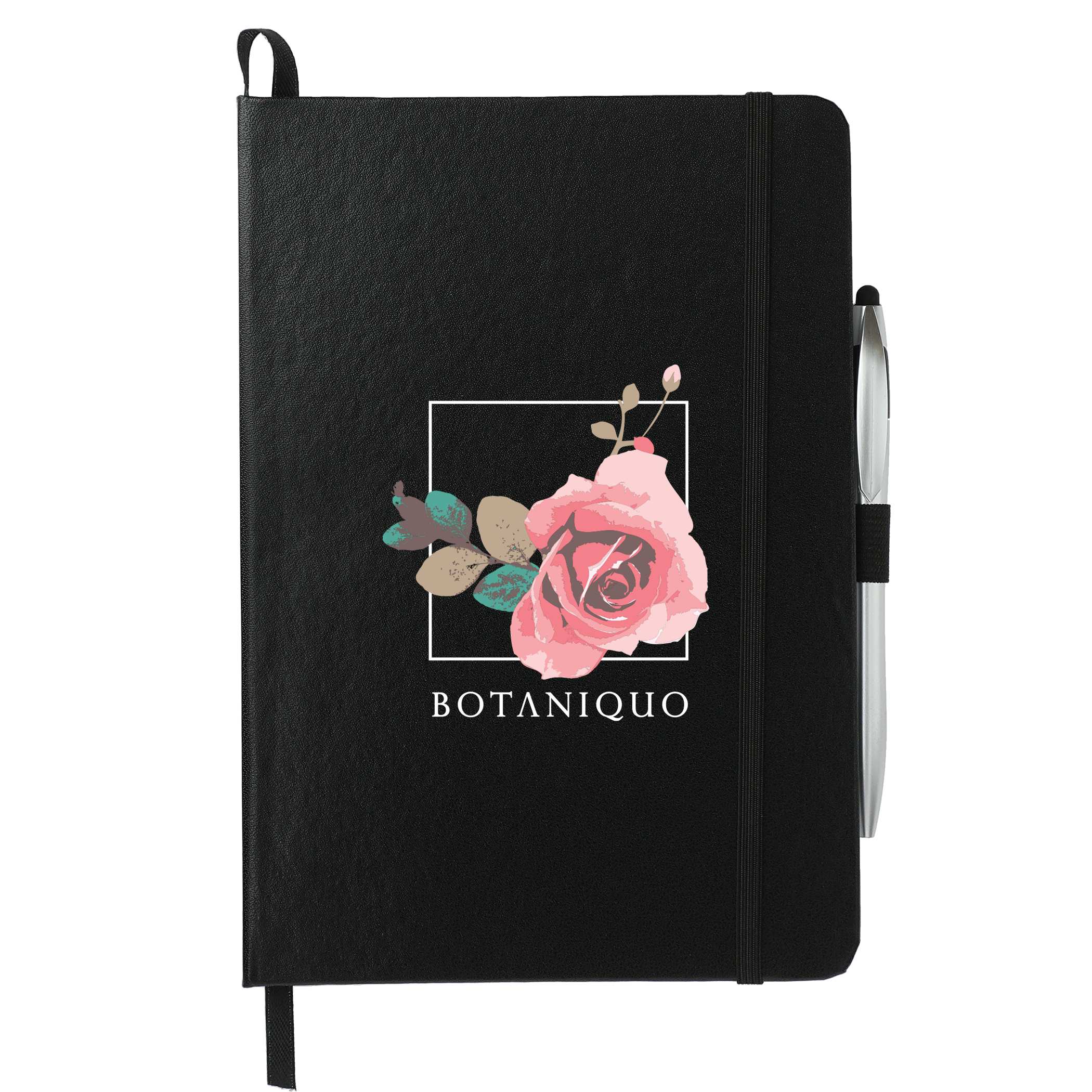 6" x 8.5" FSC® Mix Crown Journal with Pen-Stylus