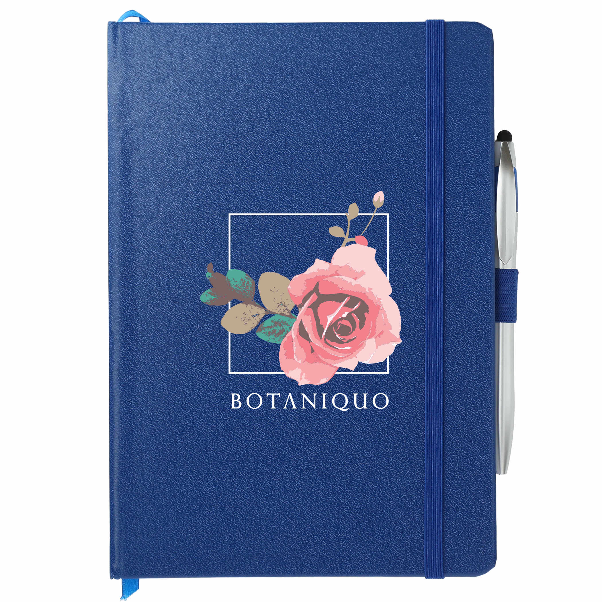 6" x 8.5" FSC® Mix Crown Journal with Pen-Stylus - Image 4