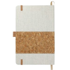 Alternative view of 5.5" x 8.5" FSC® Mix Recycled Cotton Cork Notebook