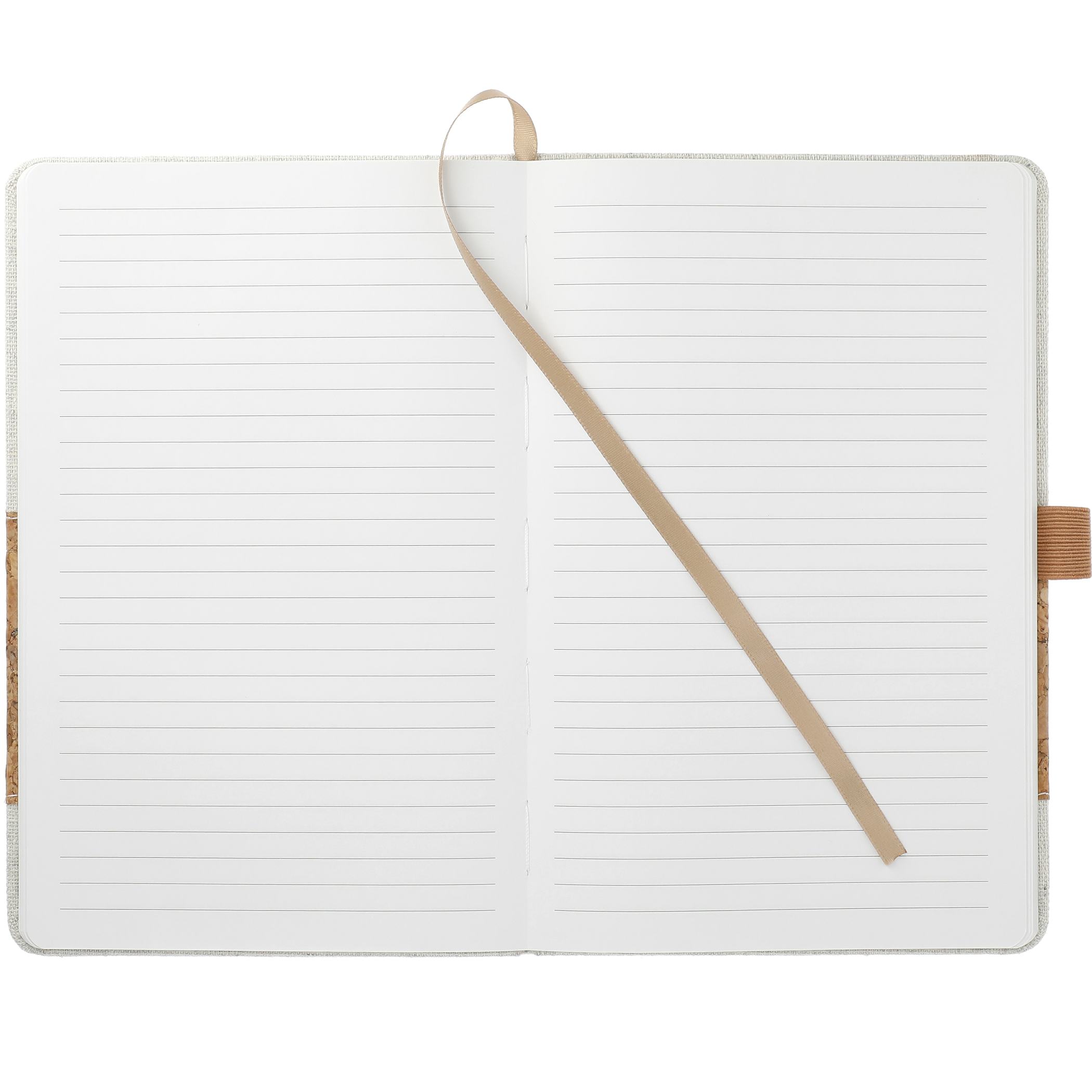 5.5" x 8.5" FSC® Mix Recycled Cotton Cork Notebook - Image 3