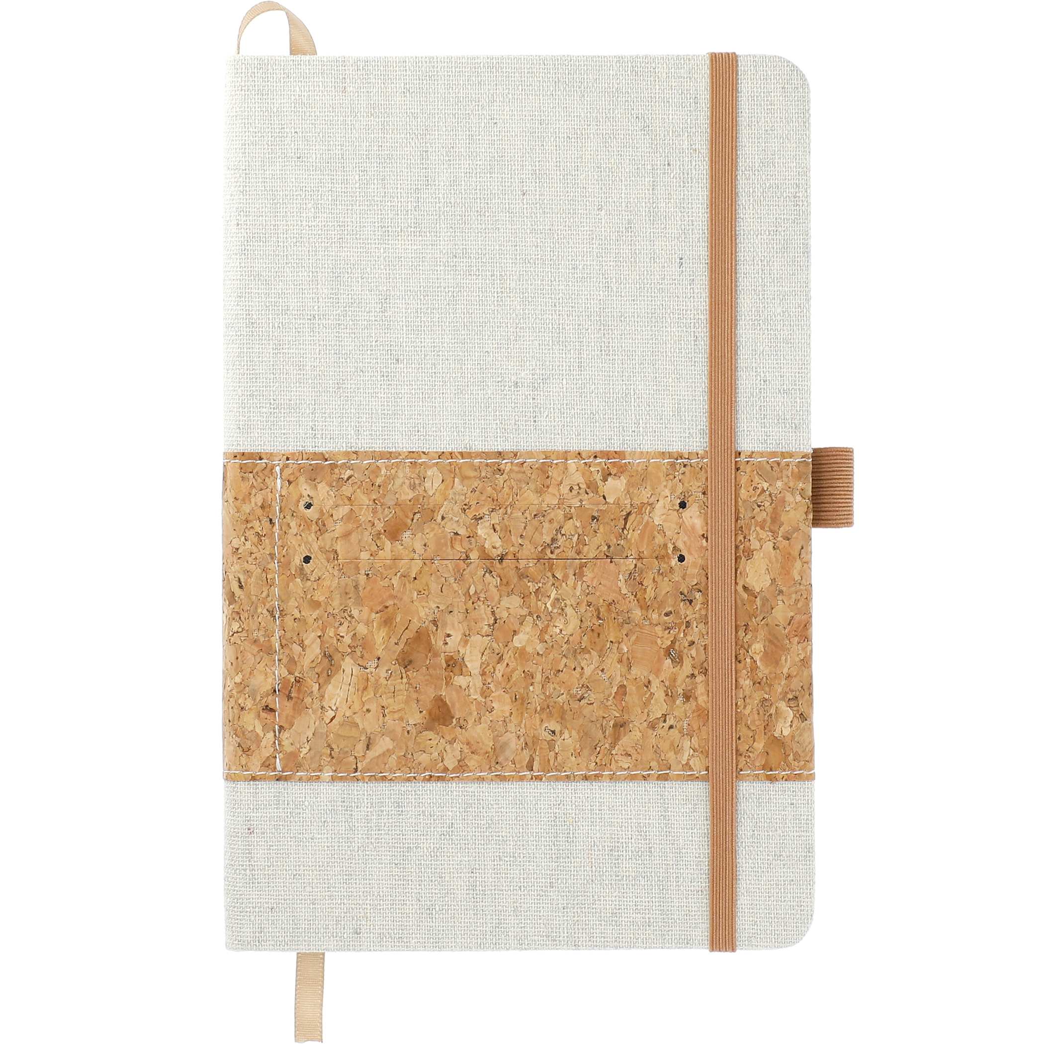 5.5" x 8.5" FSC® Mix Recycled Cotton Cork Notebook - Image 6