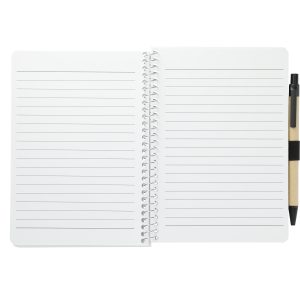 Alternative view of 5” x 7” FSC® Mix Spiral Notebook with Pen
