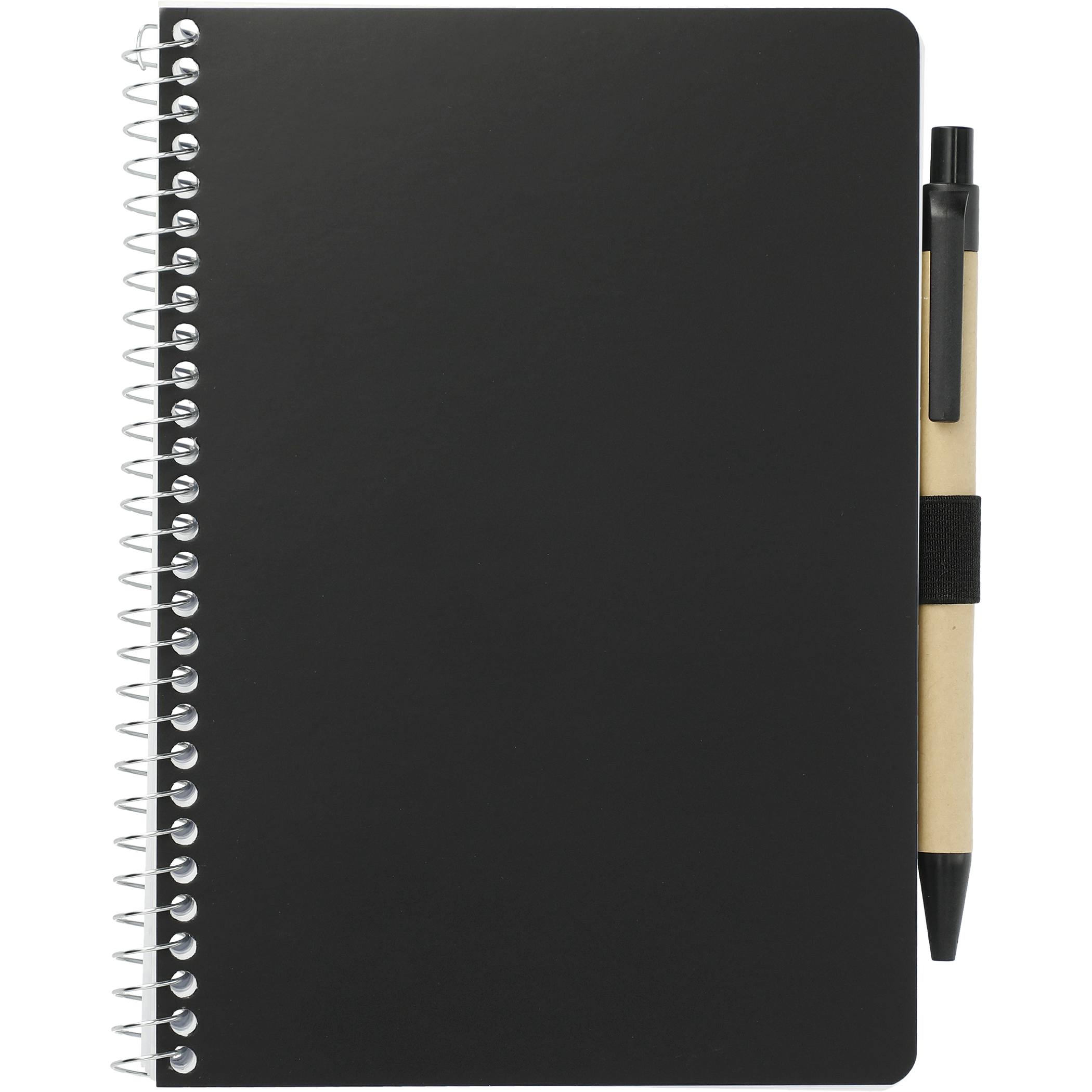 5” x 7” FSC® Mix Spiral Notebook with Pen - Image 5