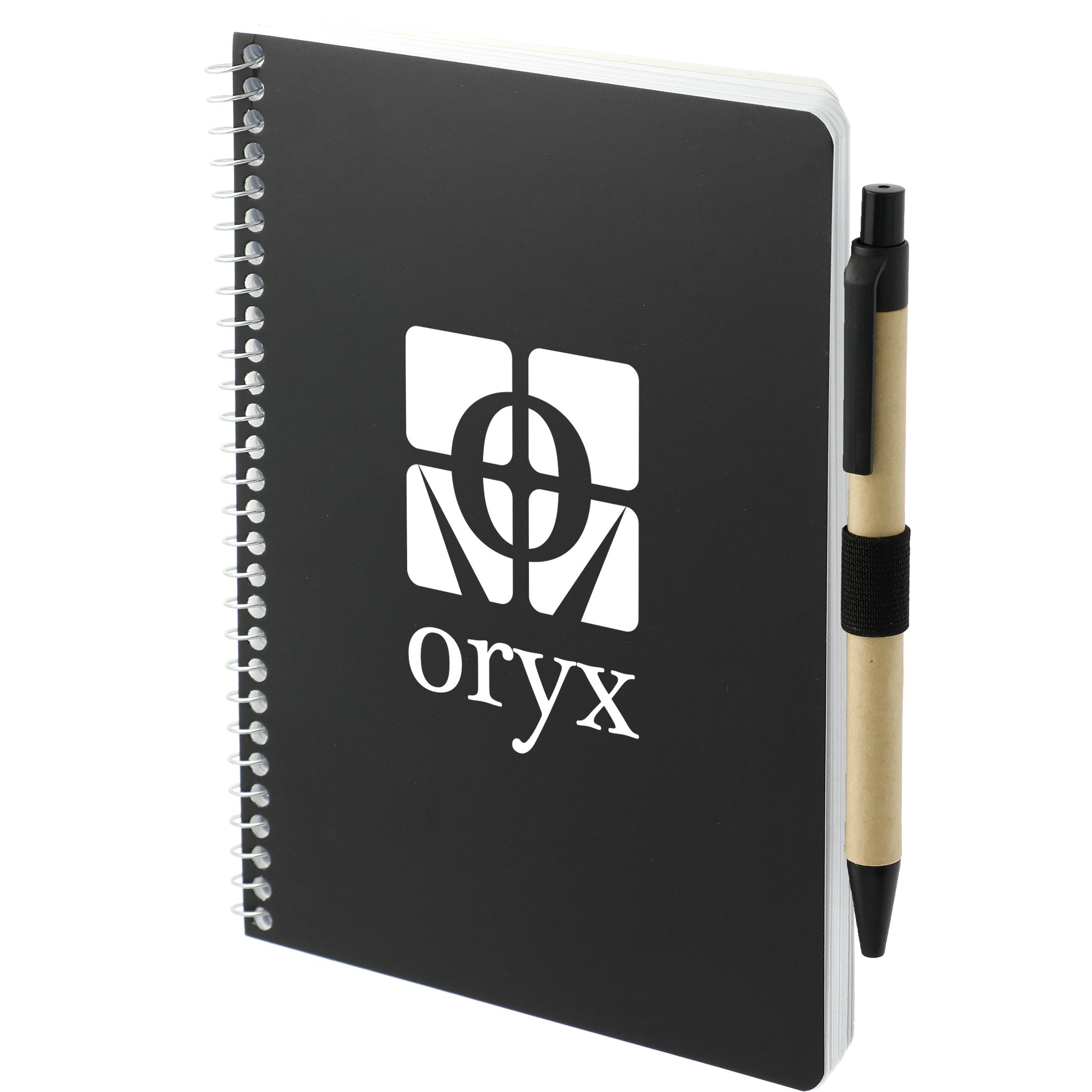 5” x 7” FSC® Mix Spiral Notebook with Pen - Image 6