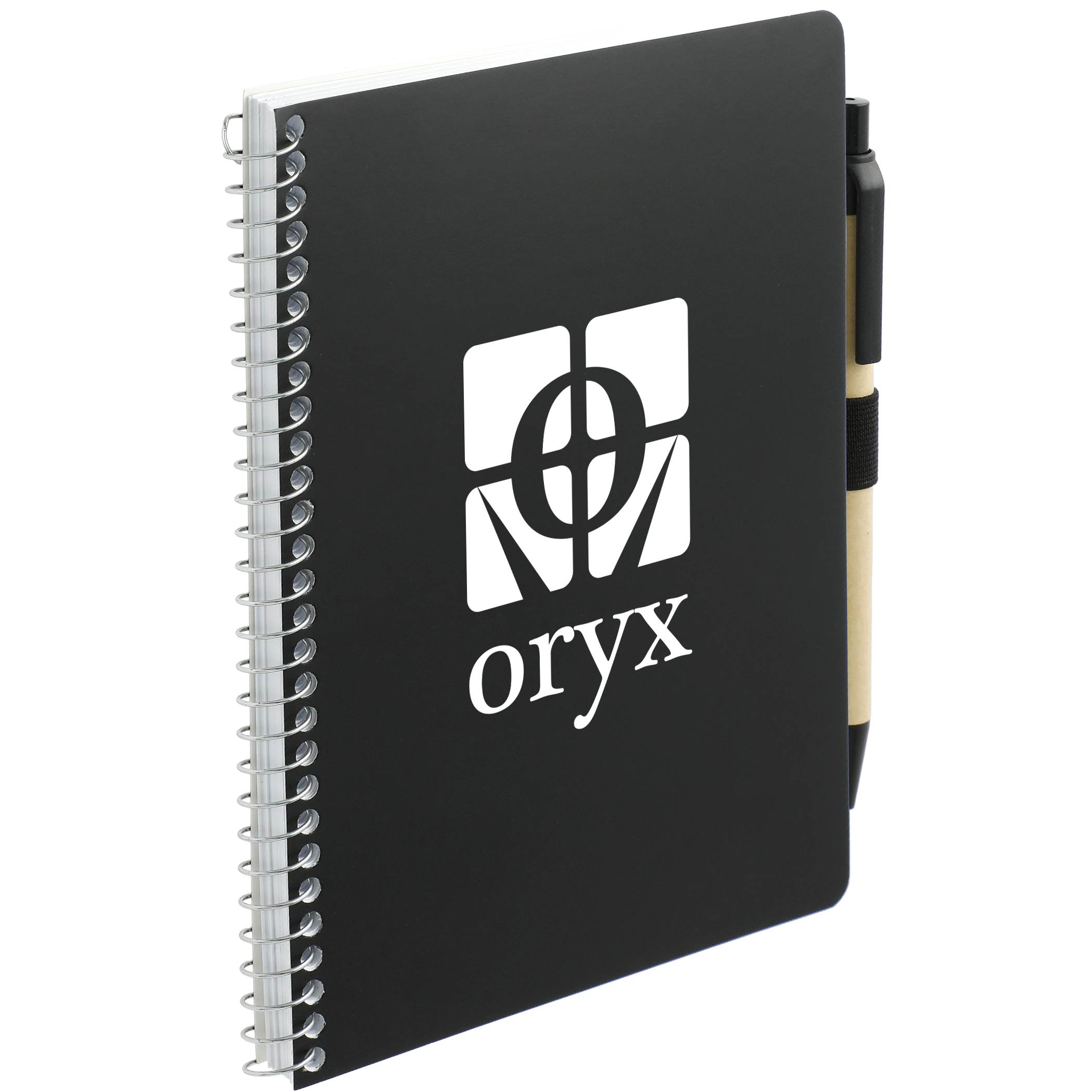 5” x 7” FSC® Mix Spiral Notebook with Pen - Image 7