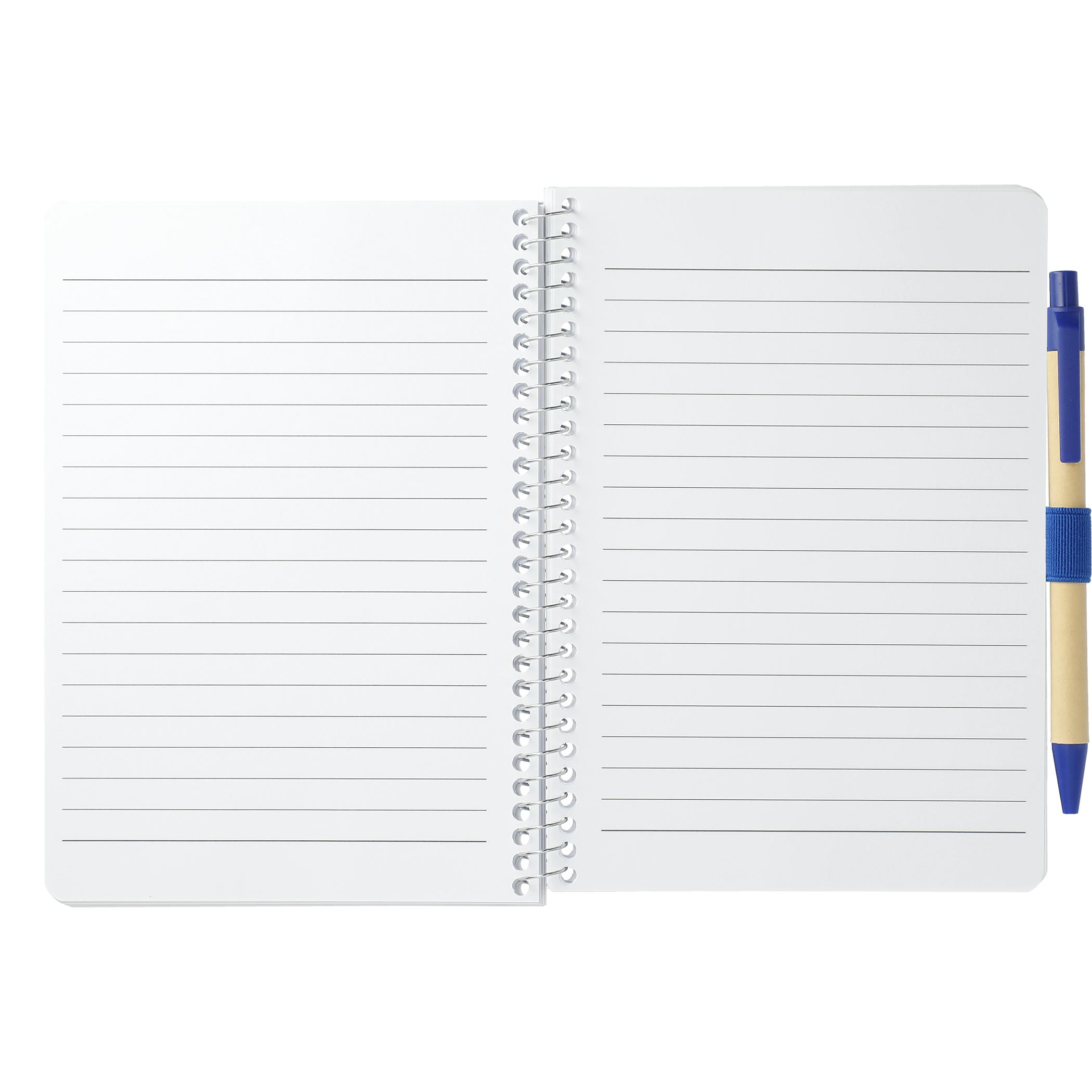 5” x 7” FSC® Mix Spiral Notebook with Pen - Image 9